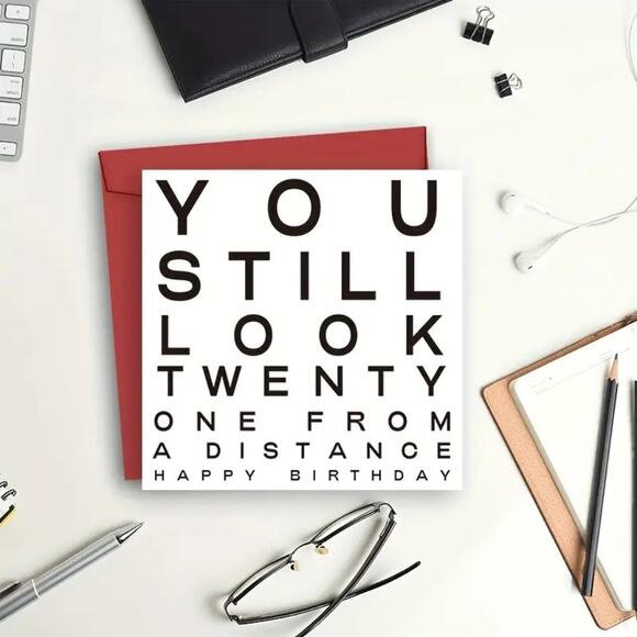 Birthday Card, Funny - 6" x 6" - Picture 4 of 5